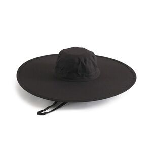 BAGGU Black Wide-Brim Packable Sun Hat, OS, NWOT